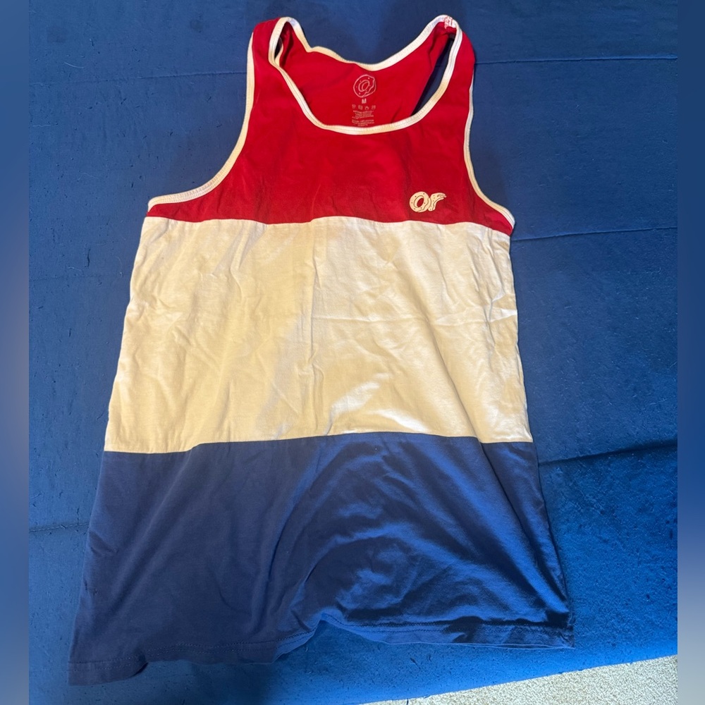 Red, White, and Blue Odd Future Tank Top